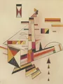 Diamantmalerei Wassily Kandinsky Abstrakt Kreuzstich – Farbe Marineblau (B9)