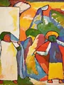 Diamantmalerei Wassily Kandinsky Abstrakt Kreuzstich – Farbe WEISS (B1)