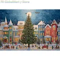 Diamantmalerei Weihnachten Straße Baum 20 bis 70 cm – 1