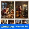 Diamantmalerei Weihnachtsabend Poster 20 bis 70 cm rund oder eckig – 1