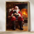 Diamantmalerei Weihnachtsabend Poster 20 bis 70 cm rund oder eckig – Farbe Lila (05)