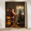 Diamantmalerei Weihnachtsabend Poster 20 bis 70 cm rund oder eckig – Farbe VIOLET/紫罗兰 (13)