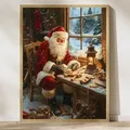 Diamantmalerei Weihnachtsabend Poster 20 bis 70 cm rund oder eckig – Farbe schwarz (10)