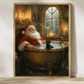 Diamantmalerei Weihnachtsabend Poster 20 bis 70 cm rund oder eckig – Farbe Gelb (02)