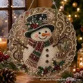 Diamantmalerei Weihnachtsanhänger 20 cm rund oder eckig – 3