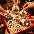Diamantmalerei Weihnachtsanhänger 6 oder 12 Stück – 2