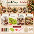 Diamantmalerei Weihnachtsanhänger 6 oder 12 Stück – 3