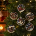 Diamantmalerei Weihnachtsanhänger 6 Stück im Set – 6