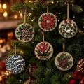 Diamantmalerei Weihnachtsanhänger 6 Stück im Set – 8