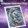 Diamantmalerei Weihnachtsglocke 20 bis 70 cm rund oder eckig – 2