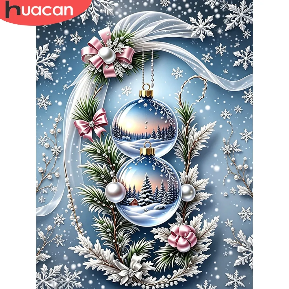 Diamantmalerei Weihnachtsglocke 20 bis 70 cm rund oder eckig