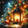 Diamantmalerei Weihnachtsglocke 40 bis 60 cm Harz oder Acryl – Farbe 120 Colors-BQ BY-4