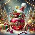 Diamantmalerei Weihnachtsglocke 40 bis 60 cm Harz oder Acryl – Farbe 120 Colors-BQ BY-11