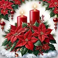 Diamantmalerei Weihnachtsglocke 40 bis 60 cm Harz oder Acryl – Farbe 120 Colors-BQ BY-5