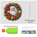 Diamantmalerei Weihnachtskranz 20 bis 60 cm Acryl Anhänger – 3