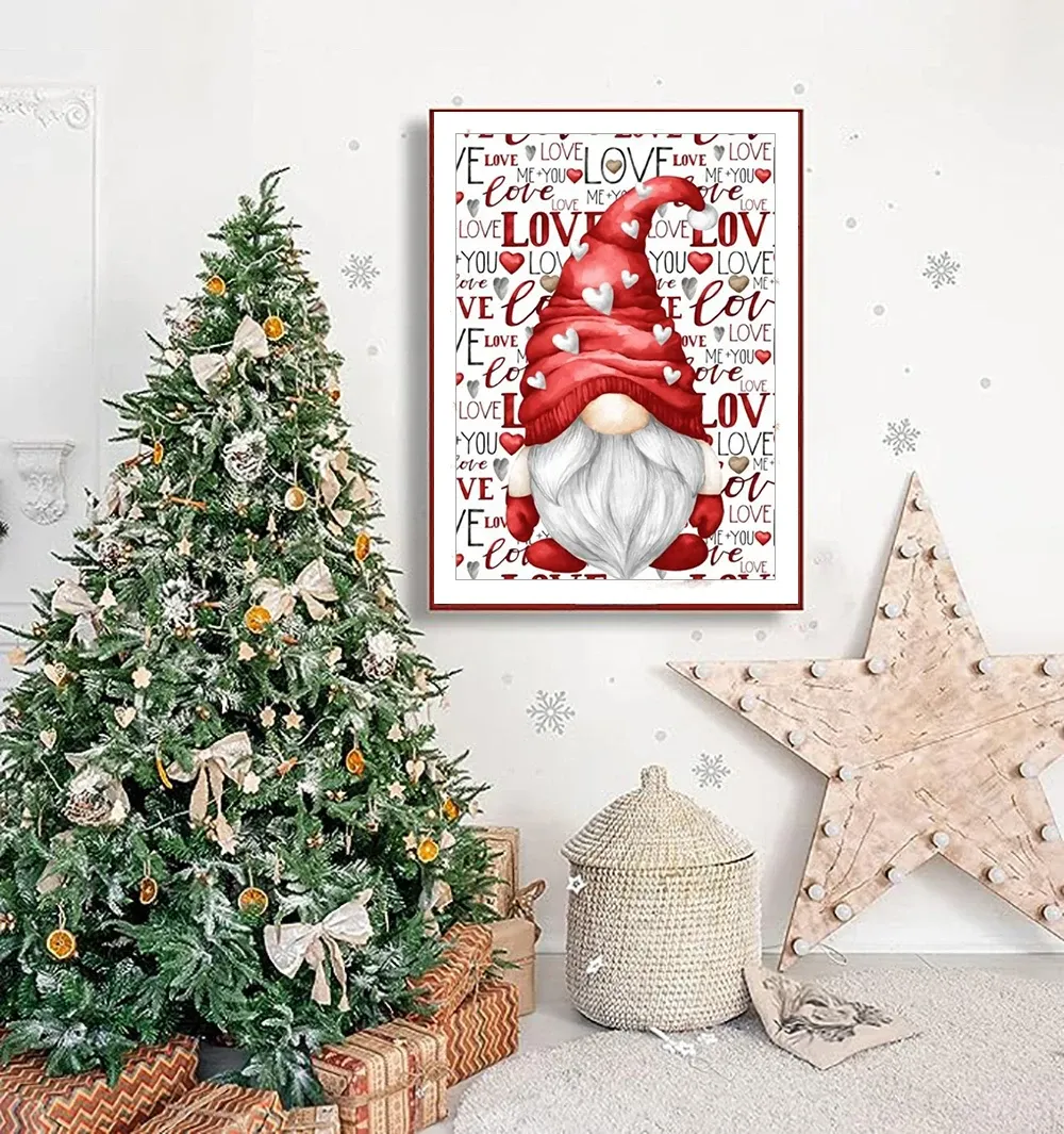 Diamantmalerei Weihnachtsmotiv 20 x 30 bis 30 x 40 cm rund/eckig