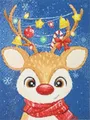 Diamantmalerei Weihnachtsmotiv 20 x 30 bis 30 x 40 cm rund/eckig – Farbe VET0507