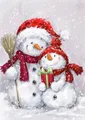 Diamantmalerei Weihnachtsmotiv 20 x 30 bis 30 x 40 cm rund/eckig – Farbe VET0489