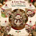 Diamantmalerei Weihnachtsornament Kranz 20 bis 25 cm – 2