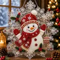 Diamantmalerei Weihnachtsornament Kranz 20 bis 25 cm – Farbe 25cm