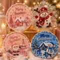 Diamantmalerei Weihnachtsornament Kranz 20 bis 25 cm – 5