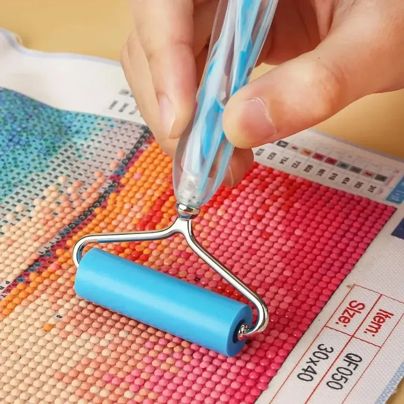 Diamantmalerei Werkzeug Trommel Roller Tablett Mosaik Zubehör