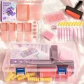 Diamantmalerei Werkzeuge Aufbewahrungsbox Bohrstift Ablage Wachs – Farbe Rosa