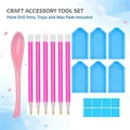 Diamantmalerei Werkzeugset 21-teilig für DIY-Bastelarbeiten – Farbe 21pcs tool blue