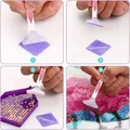 Diamantmalerei Werkzeugset 4 Farben Box Tablett Wachs Pinzette Stift – 5