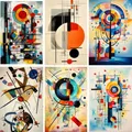 Diamantmalerei Western Abstraktion Wassily Kandinsky 20x25cm bis 45x60cm – 1
