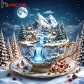 Diamantmalerei Winter Teetasse 20 bis 40 cm – 1