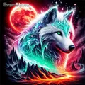 Diamantmalerei Wolf Hund Tier Mosaik Mond für Erwachsene Anfänger – 1