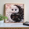 Diamantmalerei Yin Yang Katze 30x30cm – 2