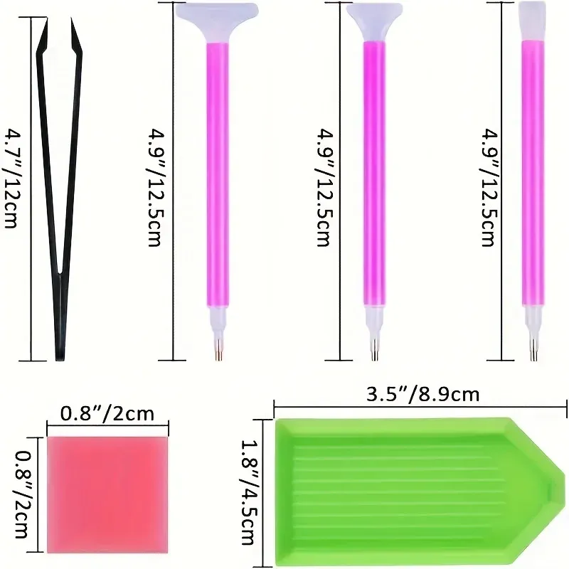 Diamantmalerei Zubehör Set 29 Teile