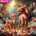 Diamantmosaik Bär Mond 20 x 20 bis 50 x 50 cm rund/eckig – 1