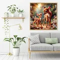 Diamantmosaik Bär Mond 20 x 20 bis 50 x 50 cm rund/eckig – 3