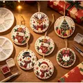 Diamantmosaik Weihnachtsanhänger 6 bis 12 Stück – 2