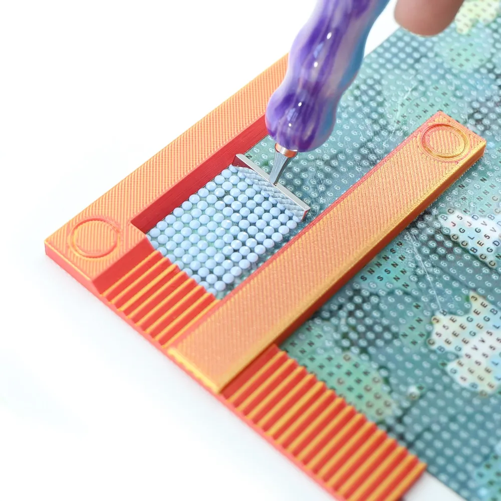 Diamond Painting Ausrichtungswerkzeug Set mit Lineal