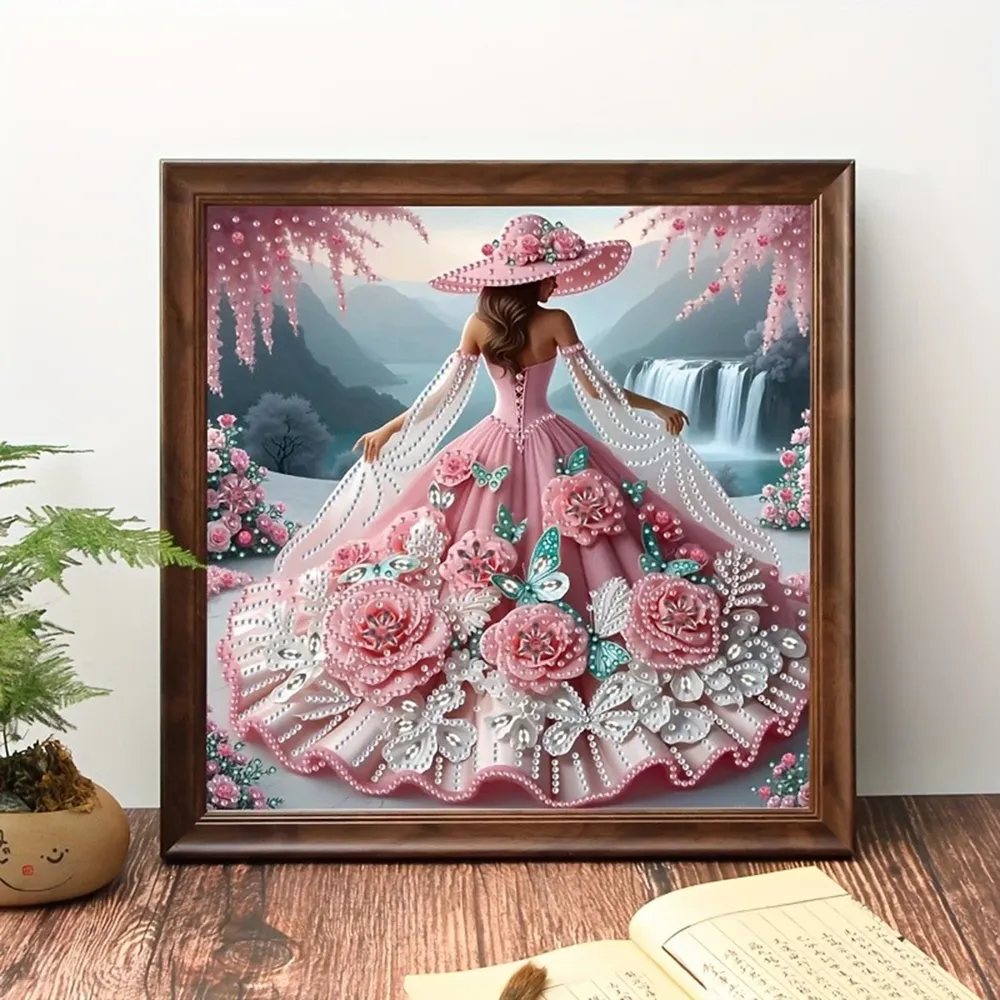 Diamond Painting Beauty Muster teilweise spezielle Form Kristall Strass