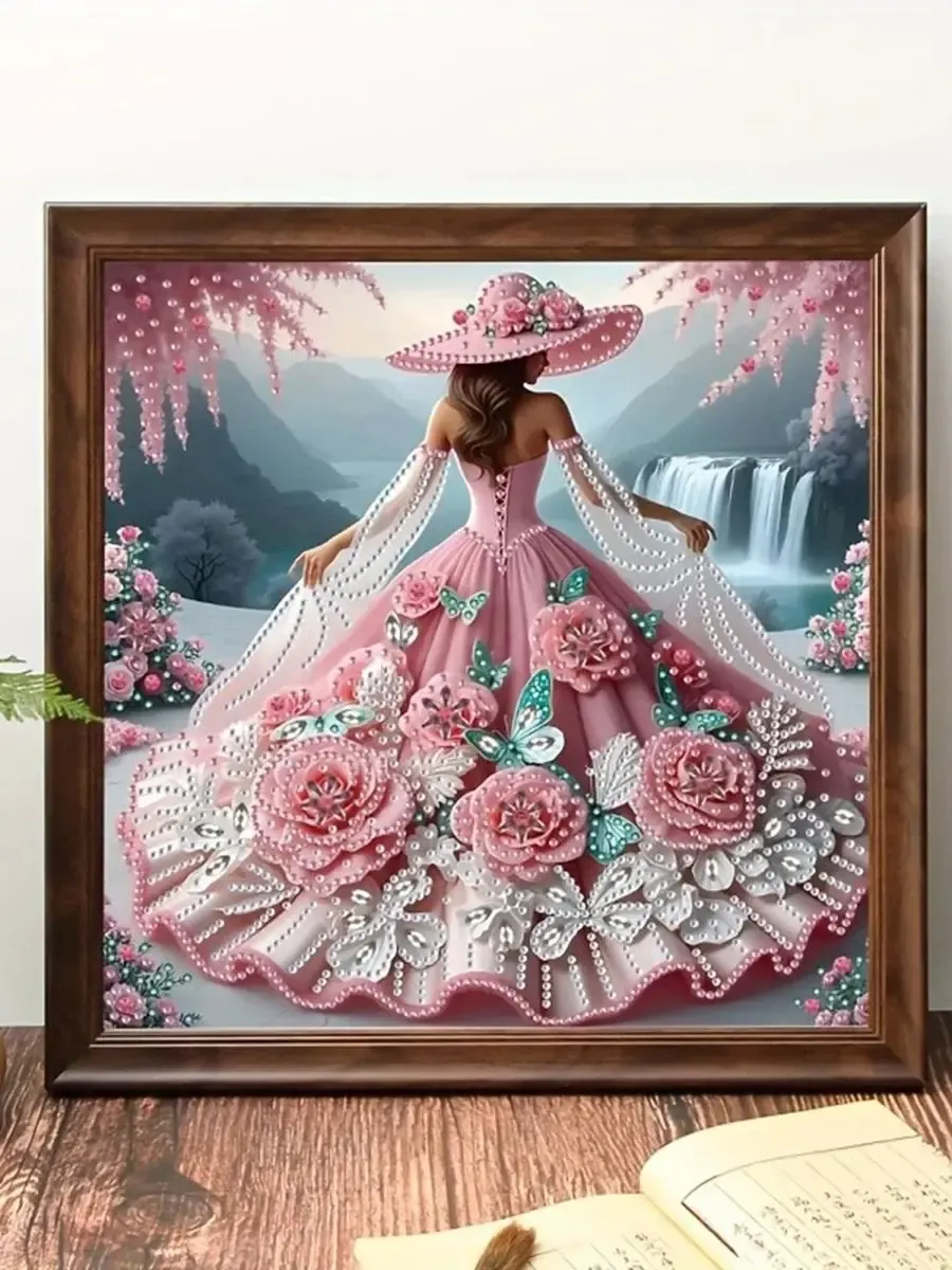 Diamond Painting Beauty Muster teilweise spezielle Form Kristall Strass