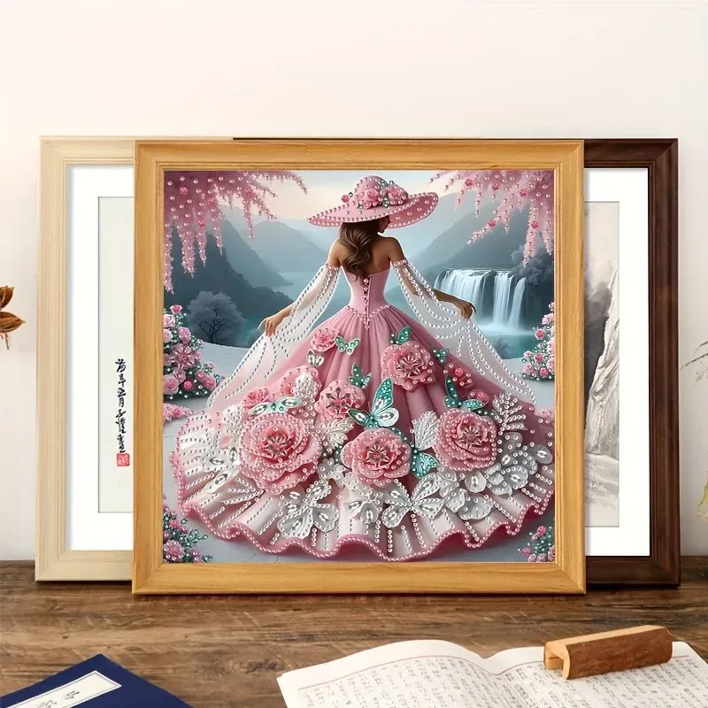 Diamond Painting Beauty Muster teilweise spezielle Form Kristall Strass