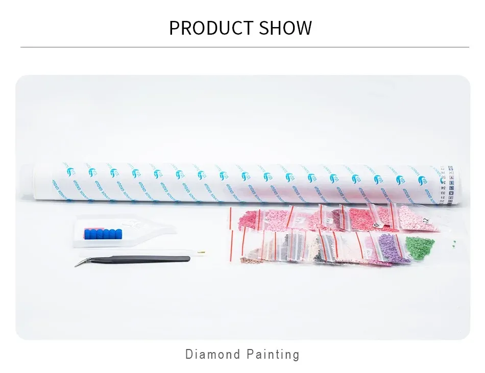 Diamond Painting Foto nach Wunsch quadratisch oder rund 15 bis 25 cm