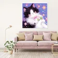 Diamond Painting Katze AB Diamanten rund oder quadratisch 20 bis 35 cm – 4