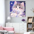 Diamond Painting Katze AB Diamanten rund oder quadratisch 20 bis 35 cm – 2