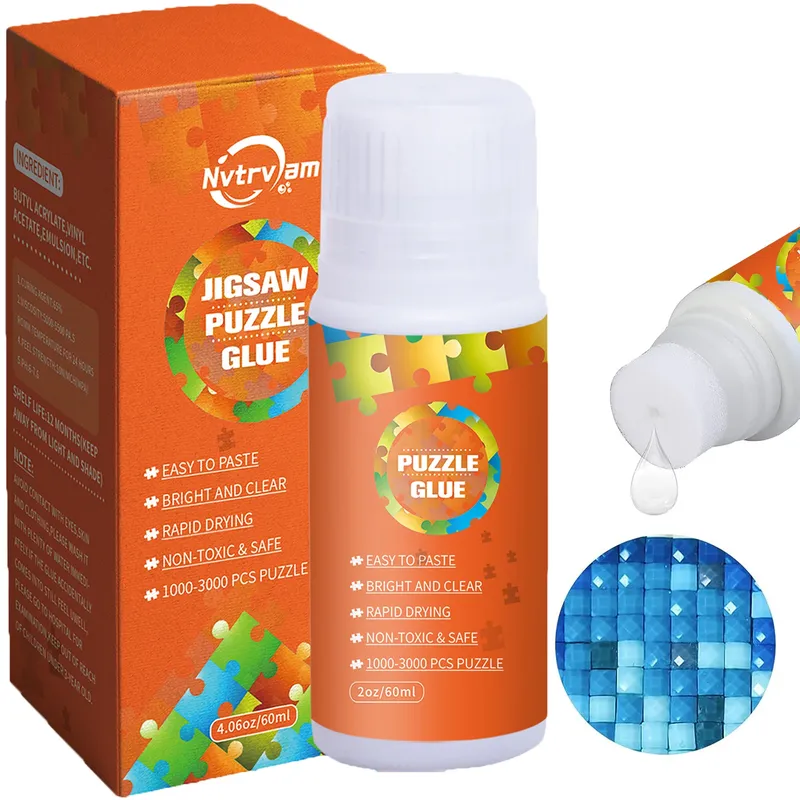 Diamond Painting Kleber klar mit Schwammkopf für Papier und Holz