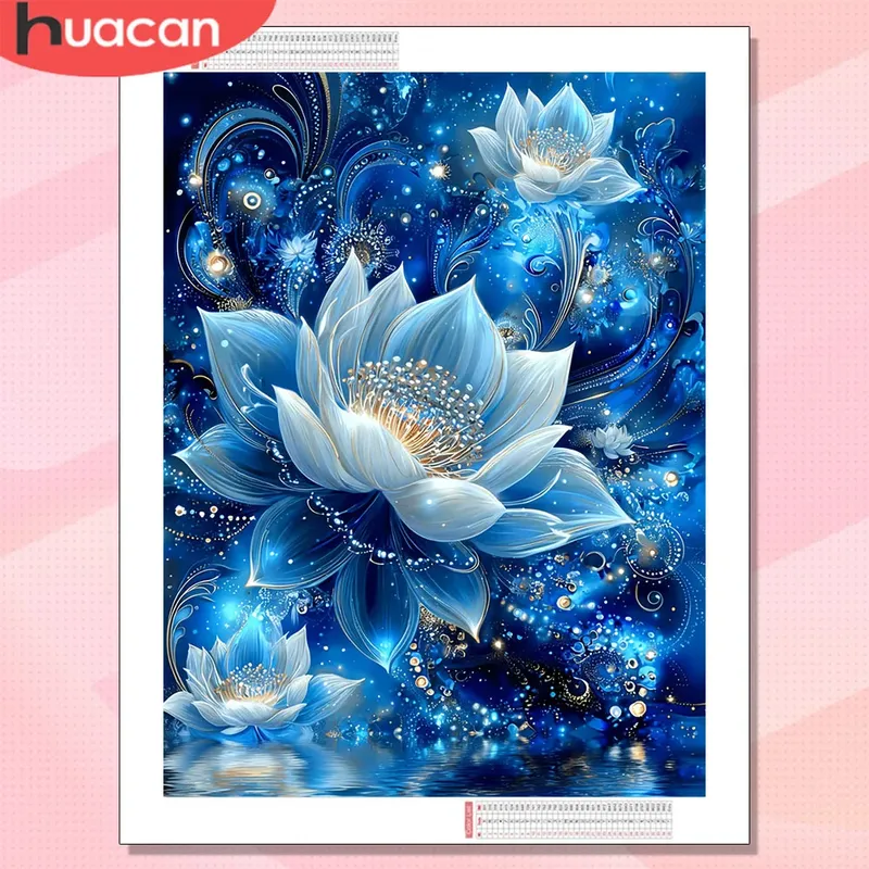 Diamond Painting Lotus Blume Fantasy Mosaik Strass Wanddekoration