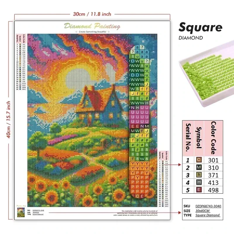 Diamond Painting Mario Bros Mosaik handgefertigt rund oder quadratisch
