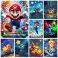 Diamond Painting Mario Bros Mosaik handgefertigt rund oder quadratisch – 1