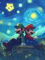 Diamond Painting Mario Bros Mosaik handgefertigt rund oder quadratisch – Farbe Hellgrau (6)