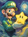 Diamond Painting Mario Bros Mosaik handgefertigt rund oder quadratisch – Farbe Pflaume (19)